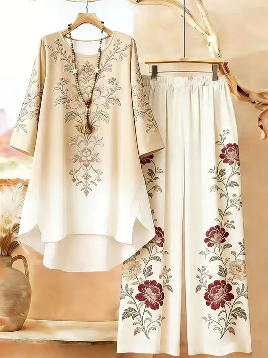 Luxe Geometric Plus Size Co-Ord Set