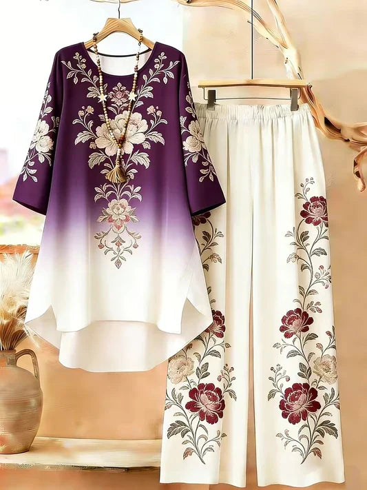 Luxe Geometric Plus Size Co-Ord Set